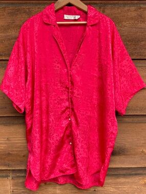 Vintage Victoria's Secret Pink Button-Up Top